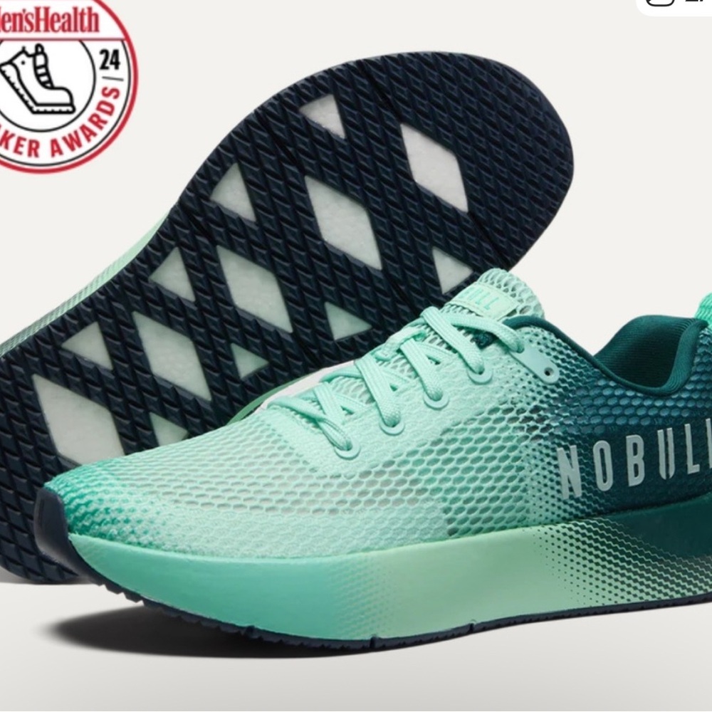 NOBULL Aqua and Navy Training Shoes new!